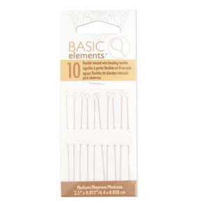 Twisted Wire Needles Medium Qty:1 pack of 10