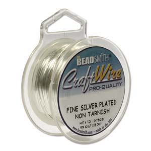 Craft Wire 28 Gauge Non-Tarnish Silver Qty:15 yds