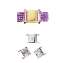 Load image into Gallery viewer, Delica 11/0 Magnetic Clasp 'Axos ii' Antique Silver Plated Qty: 1