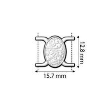 Load image into Gallery viewer, Delica 11/0 Connector 'Vouves' 24K Gold Plated Qty: 1