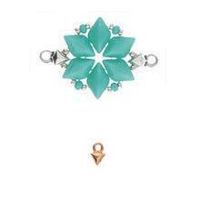 Load image into Gallery viewer, GemDuo Bead Ending 'Kleftiko' Rose Gold Plated Qty: 1