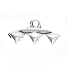 Load image into Gallery viewer, GemDuo Bead Ending 'Vani III' Antique Silver Plated Qty: 1