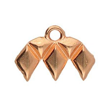 Load image into Gallery viewer, GemDuo Bead Ending 'Kalamos III' Rose Gold Plated Qty: 1