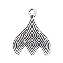 Load image into Gallery viewer, GemDuo Bead Ending 'Tourlos III' Antique Silver Plated Qty: 1