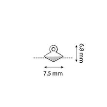 Load image into Gallery viewer, GemDuo Bead Ending 'Komia' Antique Silver Plated Qty: 1