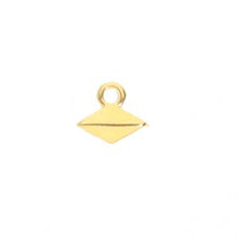 Load image into Gallery viewer, GemDuo Bead Ending 'Komia' 24K Gold Plated Qty: 1