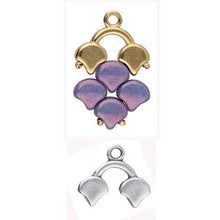 Load image into Gallery viewer, Ginko Bead Ending 'Kastro II' Antique Silver Plated Qty: 1