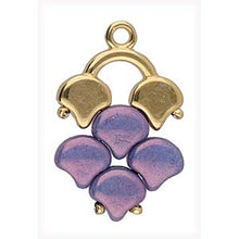 Load image into Gallery viewer, Ginko Bead Ending 'Kastro II' 24k Gold Plated Qty: 1