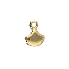 Load image into Gallery viewer, Ginko Bead Ending 'Karavos' 24k Gold Plated Qty: 1