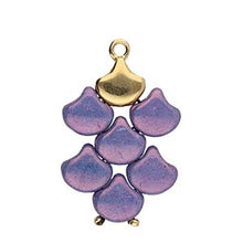 Load image into Gallery viewer, Ginko Bead Ending 'Karavos' 24k Gold Plated Qty: 1