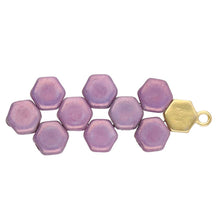 Load image into Gallery viewer, Honeycomb Bead Ending 'Maragas' 24K Gold Plated Qty:1