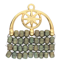 Load image into Gallery viewer, 8/0 Bead Ending 'Amatos III' 24K Gold Plated Qty: 1