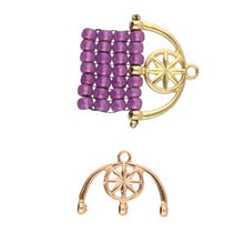 Load image into Gallery viewer, 8/0 Bead Ending 'Amatos III' Rose Gold Plated Qty: 1