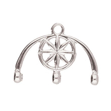 Load image into Gallery viewer, 8/0 Bead Ending 'Amatos III' Antique Silver Plated Qty: 1