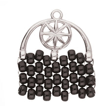 Load image into Gallery viewer, 8/0 Bead Ending 'Amatos III' Antique Silver Plated Qty: 1