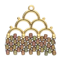 Load image into Gallery viewer, 8/0 Bead Ending 'Lakos IV' 24K Gold Plated Qty: 1