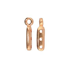 Load image into Gallery viewer, 8/0 Bead Ending 'Zakros' Rose Gold Plated Qty: 1