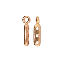 Load image into Gallery viewer, 8/0 Bead Ending &#39;Zakros&#39; Rose Gold Plated Qty: 1
