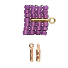 Load image into Gallery viewer, 8/0 Bead Ending 'Zakros' Rose Gold Plated Qty: 1