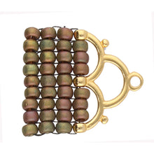 Load image into Gallery viewer, 8/0 Bead Ending 'Lakos III' 24K Gold Plated Qty: 1