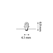 Load image into Gallery viewer, 8/0 Bead Ending 'Pilos' 24K Gold Plated Qty: 1