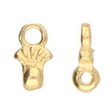 Load image into Gallery viewer, 8/0 Bead Ending 'Pilos' 24K Gold Plated Qty: 1