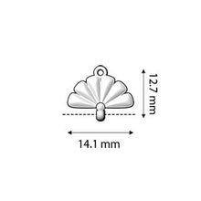 Load image into Gallery viewer, 8/0 Bead Ending 'Sitia' Rose Gold Plated Qty: 1