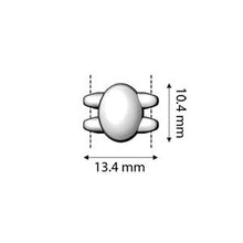 Load image into Gallery viewer, Superduo Magnetic Clasp 'Kypri' Rose Gold Plated Qty: 1