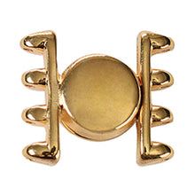 Load image into Gallery viewer, Superduo Magnetic Clasp 'Ateni IV' 24K Gold Plated Qty: 1