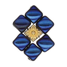 Load image into Gallery viewer, Silky Bead Substitute 'Koumelas' 24K Gold Plated Qty: 1