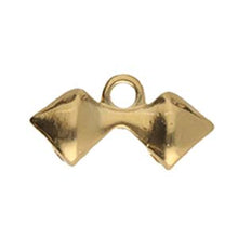 Load image into Gallery viewer, Silky Bead Ending 'Kionia II' 24K Gold Plated Qty: 1