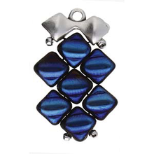 Load image into Gallery viewer, Silky Bead Ending 'Kionia II' Antique Silver Plated Qty: 1