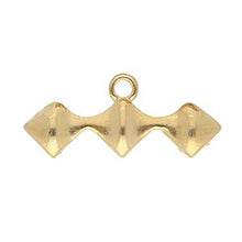 Load image into Gallery viewer, Silky Bead Ending 'Kionia III' 24K Gold Plated Qty: 1