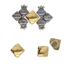 Load image into Gallery viewer, Silky Magnetic Clasp 'Laouti' 24K Gold Plated Qty: 1