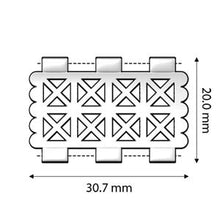 Load image into Gallery viewer, Tila Connector 'Faragas' Rose Gold Plated Qty: 1