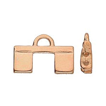 Load image into Gallery viewer, Tila Bead Ending &#39;Piperi II&#39; Rose Gold Plated Qty: 1
