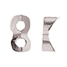 Load image into Gallery viewer, Tila Side Bead 'Tourkou' Antique Silver Plated Qty: 1