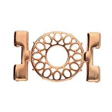 Load image into Gallery viewer, Tila Connector &#39;Detis&#39; Rose Gold Plated Qty: 1
