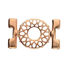 Load image into Gallery viewer, Tila Connector 'Detis' Rose Gold Plated Qty: 1