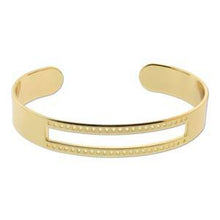 Load image into Gallery viewer, Centerline Cuff Gold Plated 10x58mm Qty:1
