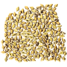 Load image into Gallery viewer, Czech Mini GemDuos 6x4mm Full Amber Qty: 10 grams