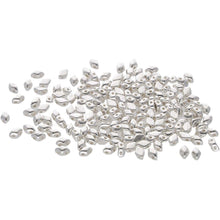 Load image into Gallery viewer, Czech Mini GemDuos 6x4mm Silver Plated Qty: 10 grams