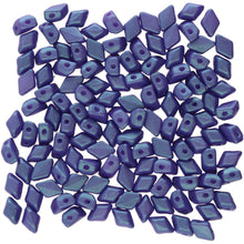 Load image into Gallery viewer, Czech Mini GemDuos 6x4mm Tropical Blue Grape Qty: 10 grams