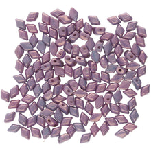 Load image into Gallery viewer, Czech Mini GemDuos 6x4mm Vega on Chalk Qty: 10 grams