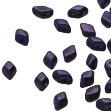 Load image into Gallery viewer, Czech Mini GemDuos 6x4mm Metalust Purple Qty: 10 grams