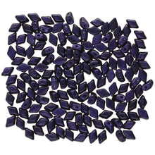 Load image into Gallery viewer, Czech Mini GemDuos 6x4mm Metalust Purple Qty: 10 grams