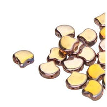 Load image into Gallery viewer, Czech Ginkgo Beads 7.5mm Full Capri Qty: 10g