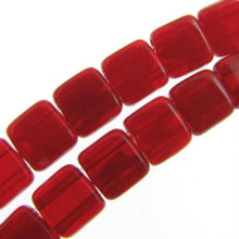 Load image into Gallery viewer, Czech Tile Beads 6mm Oxblood Qty:25 Strung
