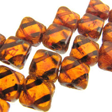 Load image into Gallery viewer, Czech Silky Beads 6mm Topaz Travertine Two-Cut Qty:40 strung
