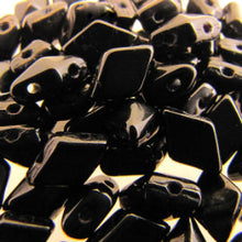 Load image into Gallery viewer, Czech DiamonDuos 5x8mm Jet Qty:5g